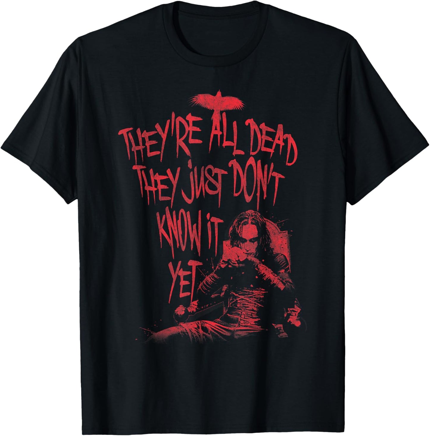The Crow They're All Dead , black T-Shirt - T-Shirt | Black