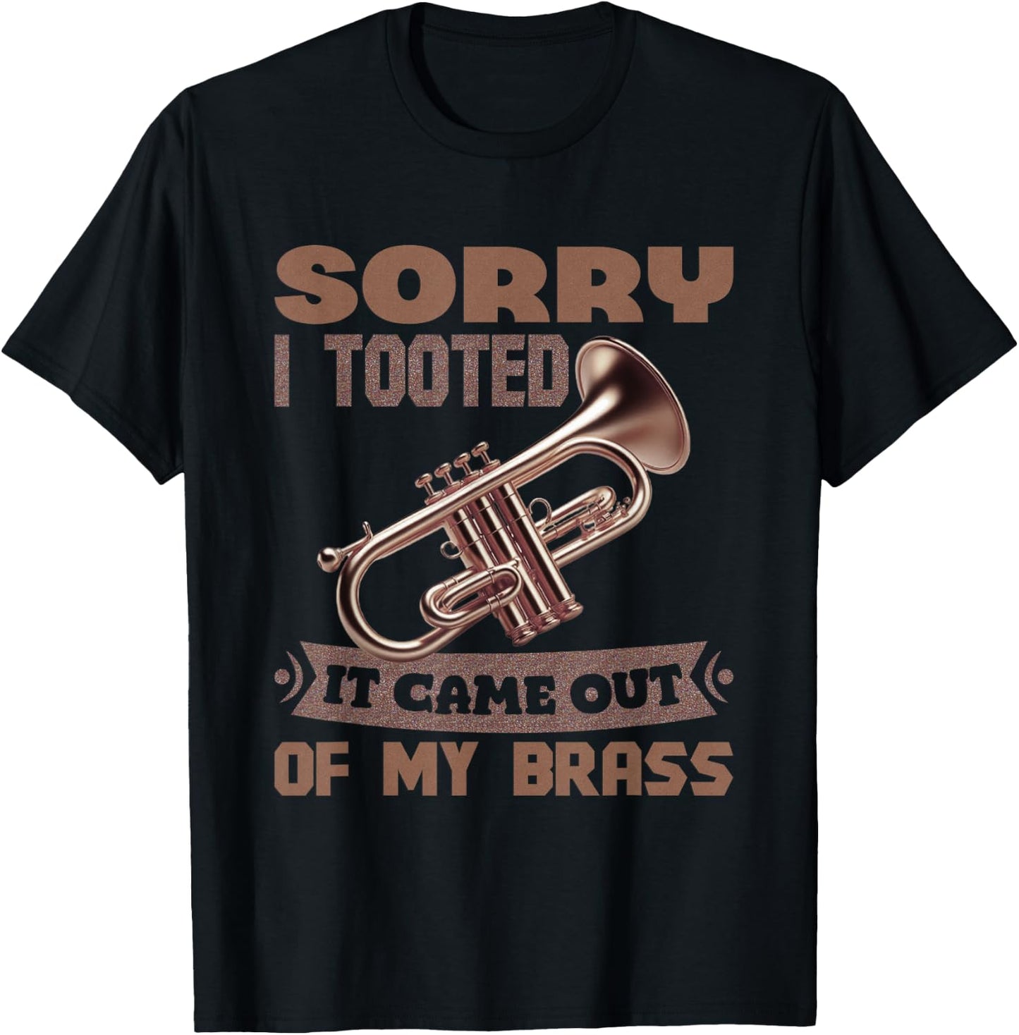 Trumpet Player Vintage Music Trumpet Jazz Band Trombone T-Shirt - T-Shirt | Black