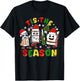 Tis The Season ER ICU Nurse Christmas AMA Form Ativan Groovy T-Shirt - T-Shirt | Black