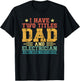 Vintage Father's Day I Have Two Titles Dad And Electrician T-Shirt - T-Shirt | Black