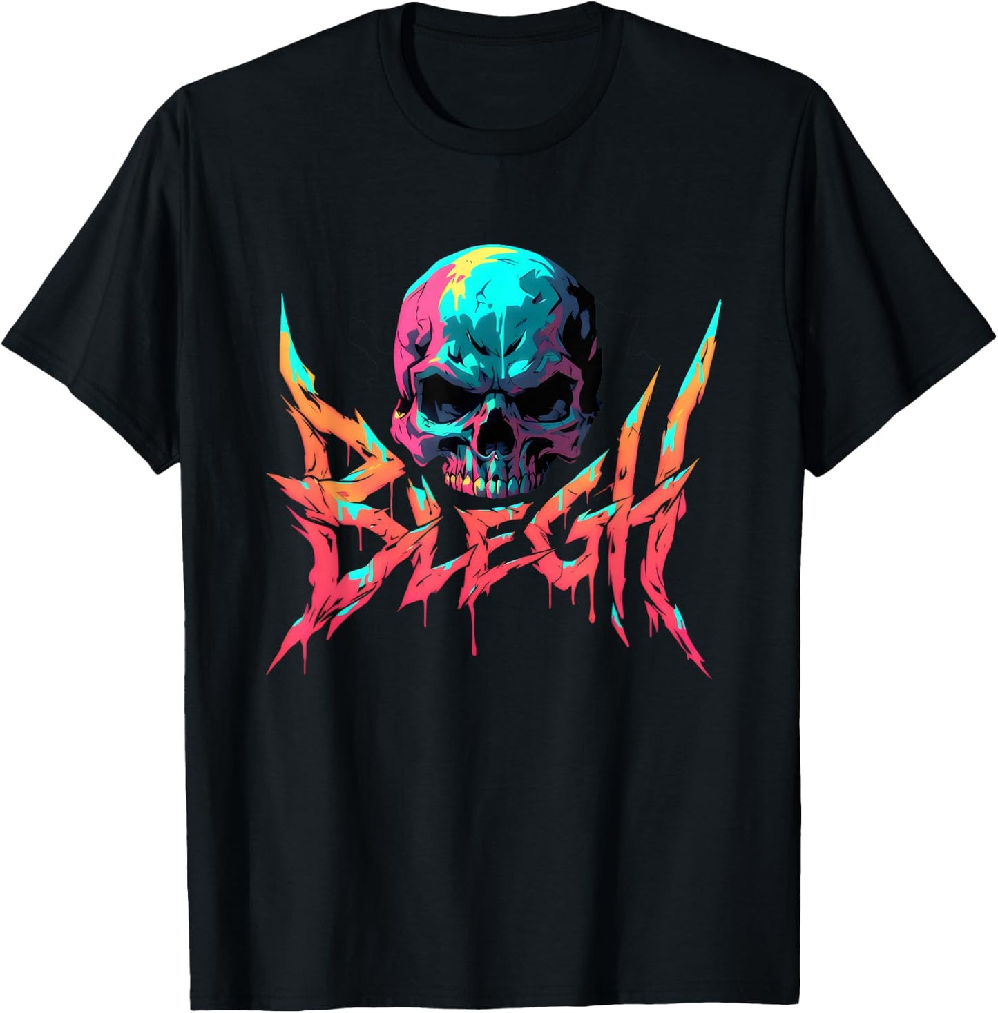 Blegh | Heavy Hardcore Metal Music | Metalcore Scream T-Shirt - T-Shirt | Black