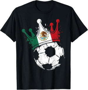 Mexican Flag Novelty Mexico T-Shirt - T-Shirt | Black