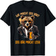 Funny Bear Empty Party Alcohol Malle Saying T-Shirt - T-Shirt | Black