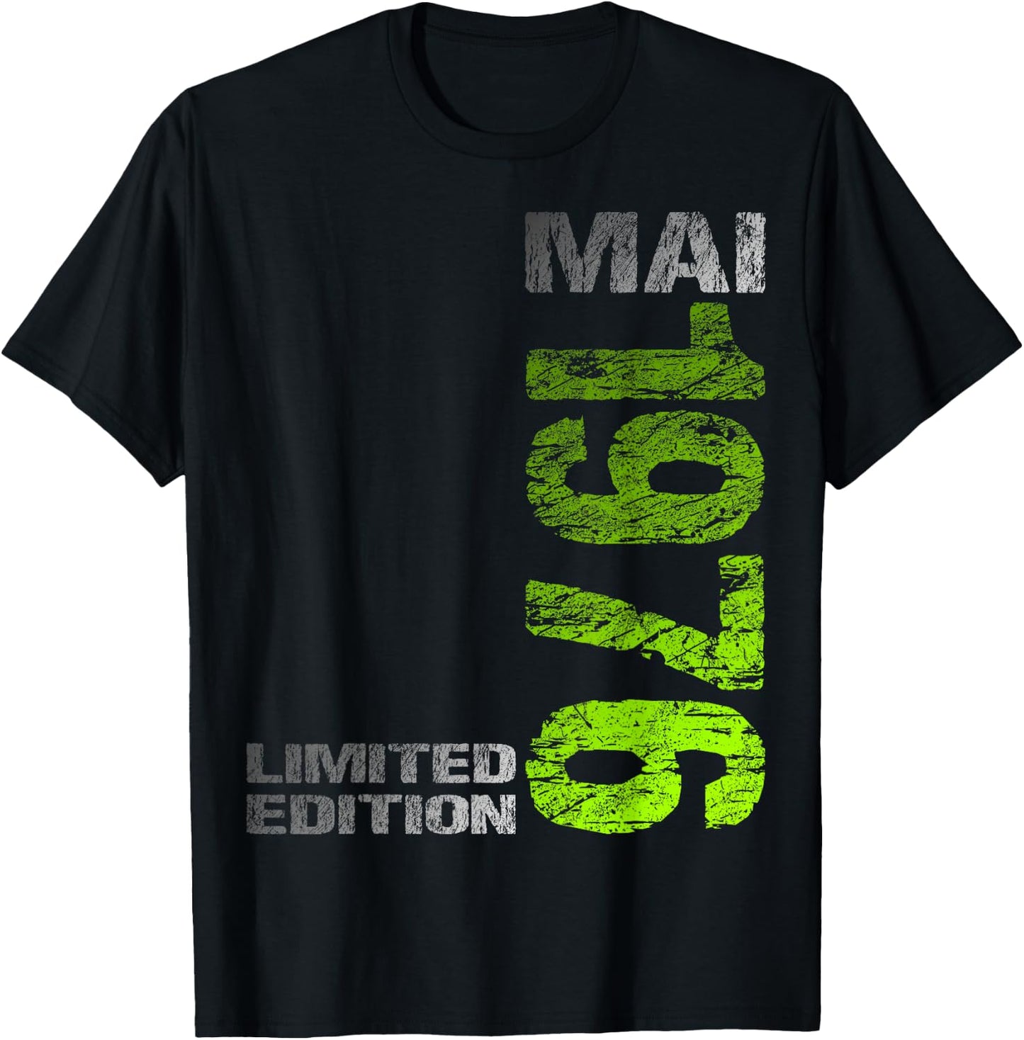 Limited Edition Mai 1976 Mann Frau 50. Geburtstag T-Shirt - T-Shirt | Black