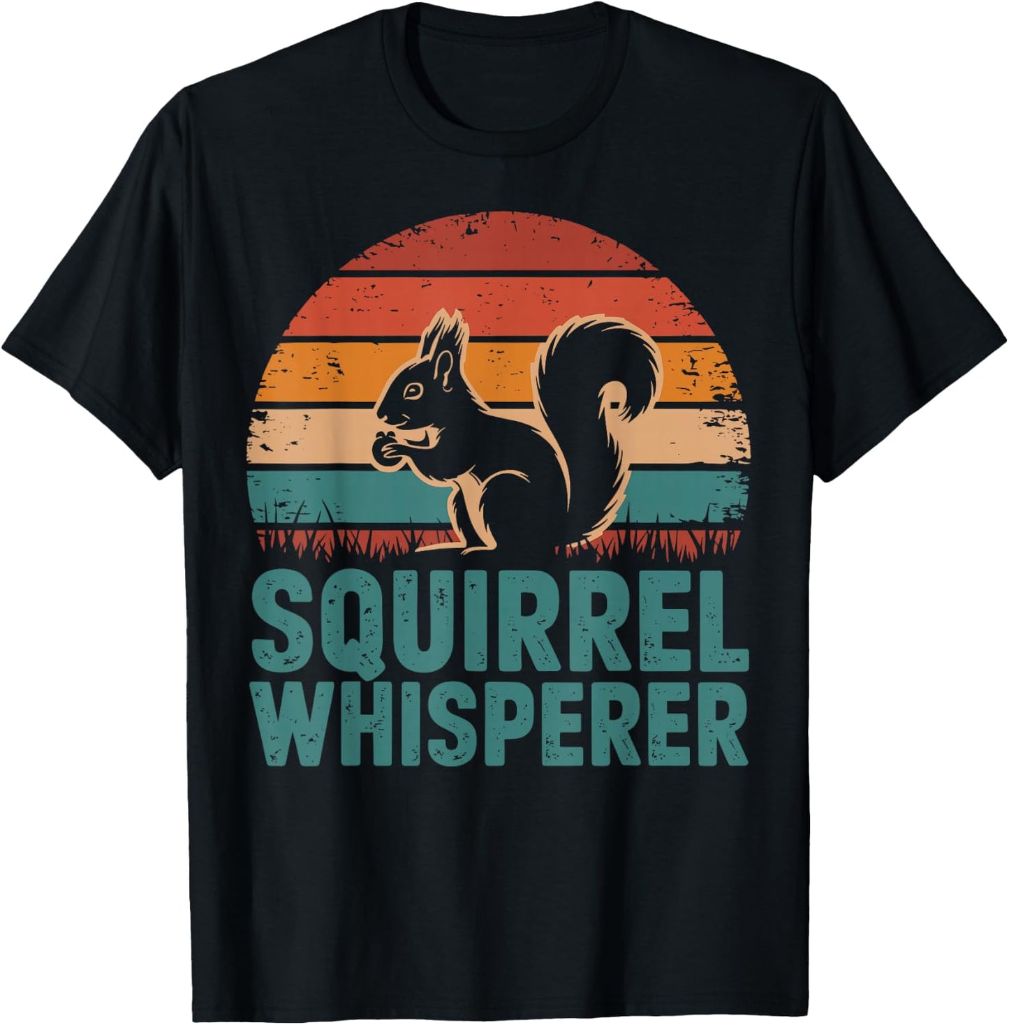 Squirrel Whisperer T-Shirt - T-Shirt | Black