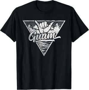 Shaka Guam Shirt - Guam T-Shirt - T-Shirt | Black