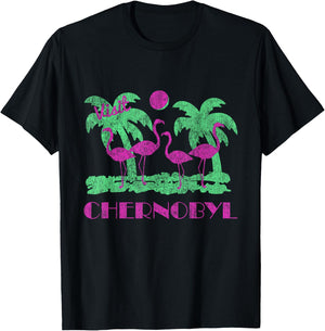 Flippin Sweet Gear Retro Visit Chernobyl T-Shirt - T-Shirt | Black