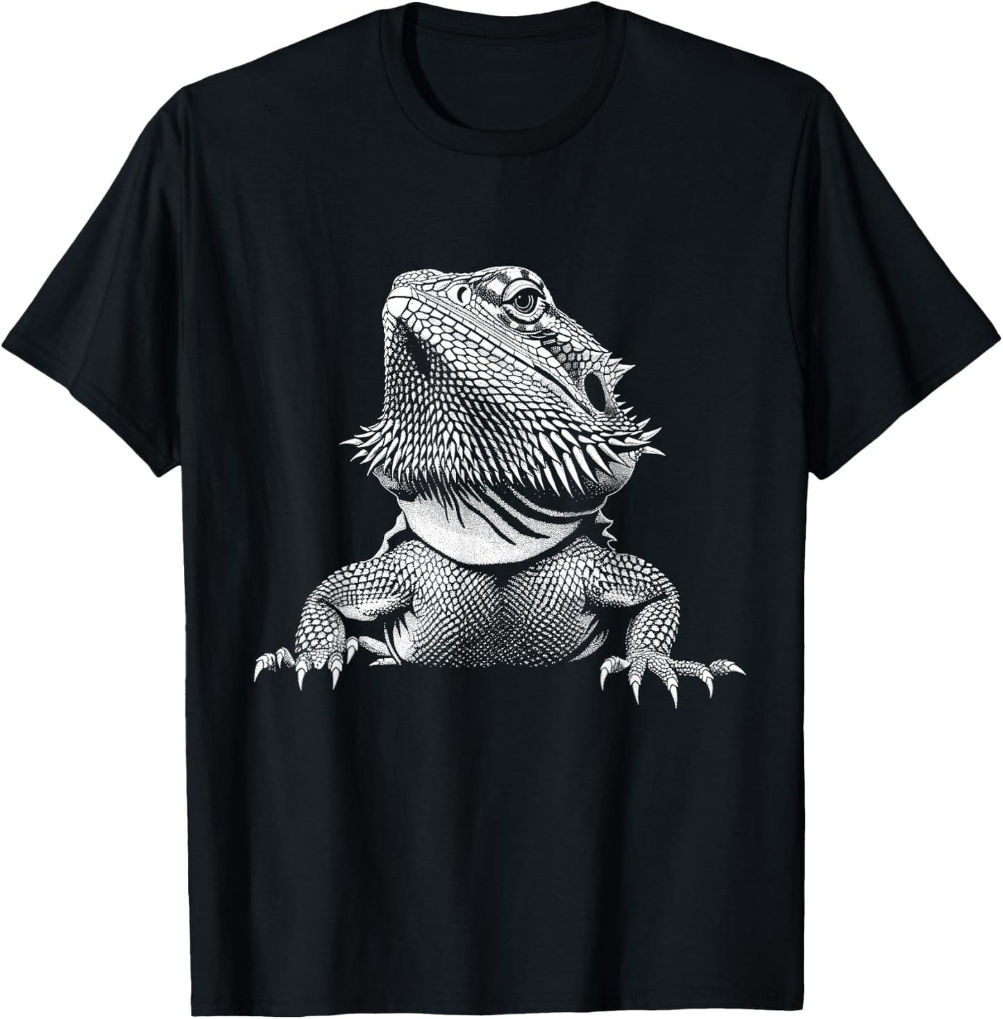 Bearded Dragon Reptile Lover T-Shirt - T-Shirt | Black