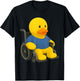Rubber Duck in a Wheelchair T-Shirt - T-Shirt | Black