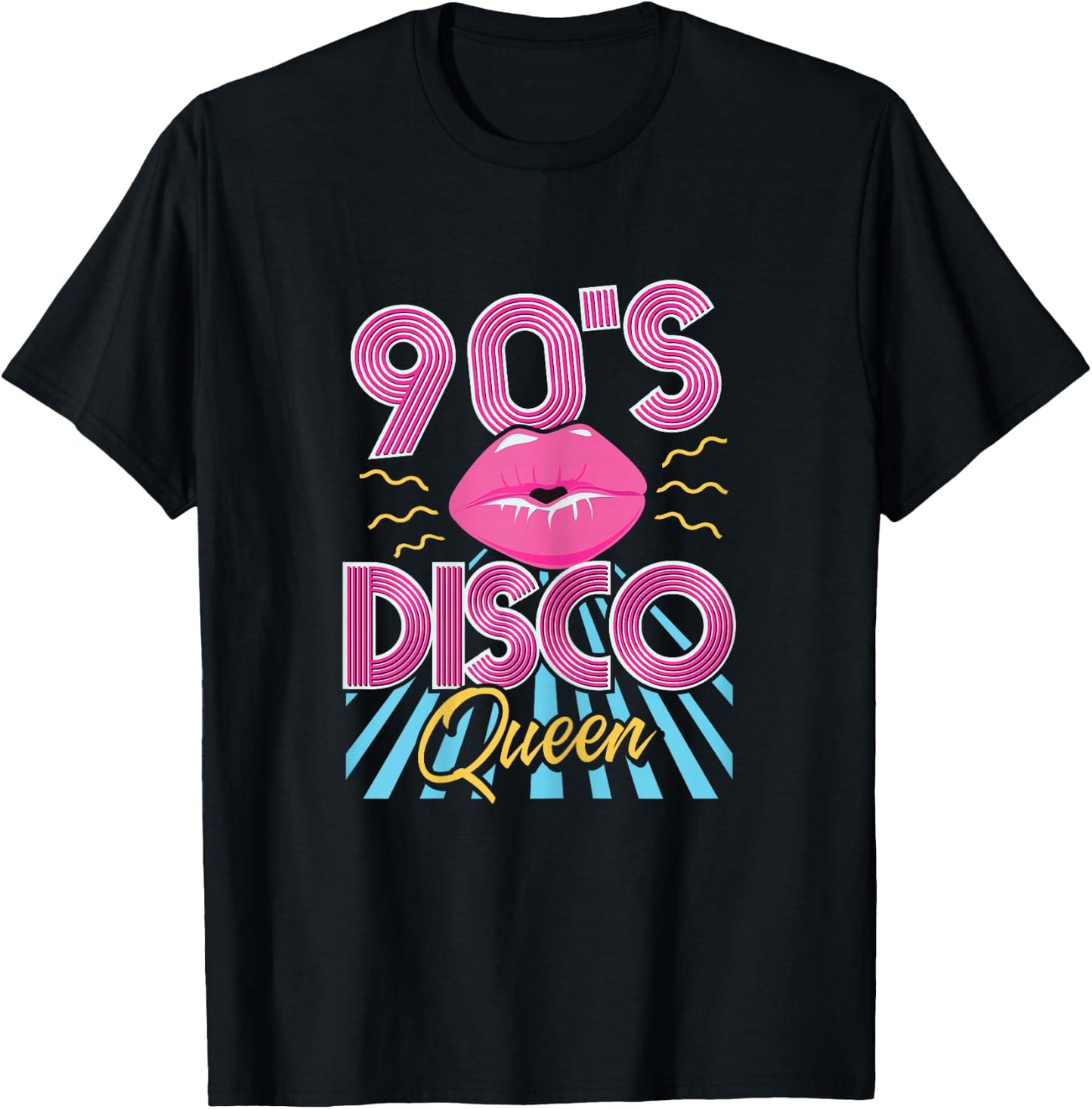Women's 90's Disco Queen , black T-Shirt - T-Shirt | Black
