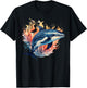 Whale Tie Dye T-Shirt - T-Shirt | Black