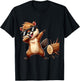 Dabbing Biber | Lustiger Biber Geschenk mit Bibermotiv Biber T-Shirt - T-Shirt | Black