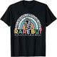 Rare Disease Awareness -Zebra Ribbon Rare Disease Day T-Shirt - T-Shirt | Black