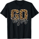 Trojans Go Trojans Leopard Print Graphic T-Shirt - T-Shirt | Black