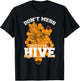 Don't Mess With My Hive | Beekeeping Beekeeper Beehive T-Shirt - T-Shirt | Black