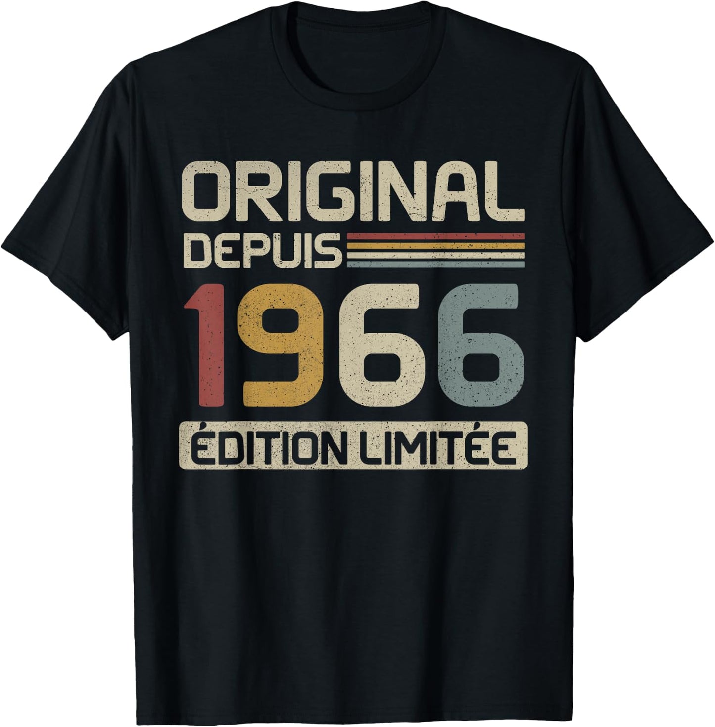 Original 1966 Birthday Gift 59 Years anniv 59 years T-Shirt - T-Shirt | Black