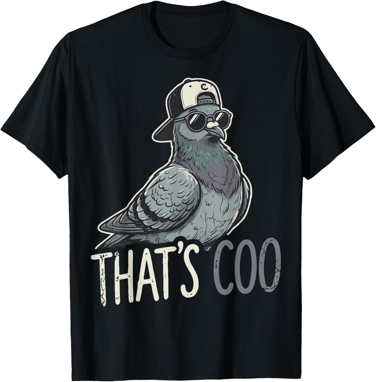 That's Coo Pigeon T-Shirt - T-Shirt | Black
