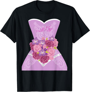 Simple Wedding Dress Gift Bridal Showers gift T-Shirt - T-Shirt | Black