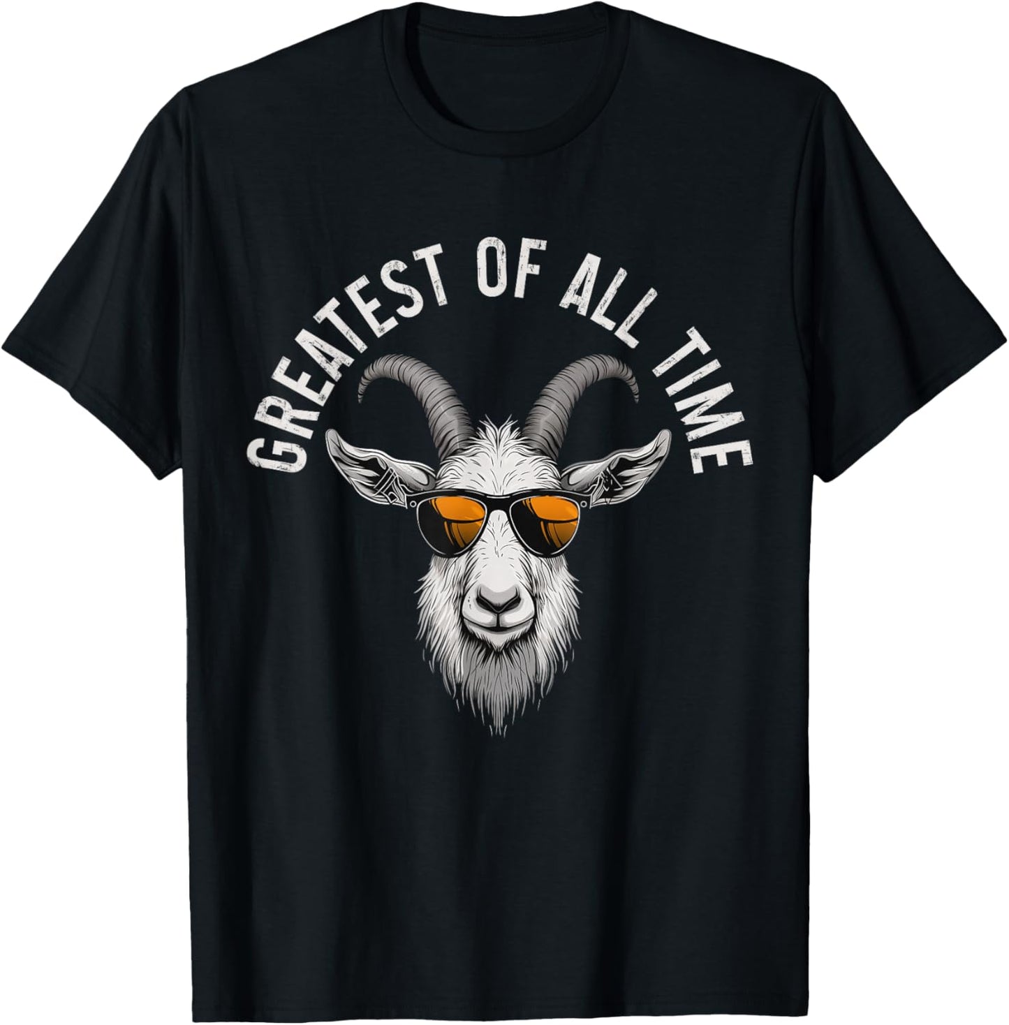 G.O.A.T. Funny Goat Lover, Farmer, Farm Animal T-Shirt - T-Shirt | Black