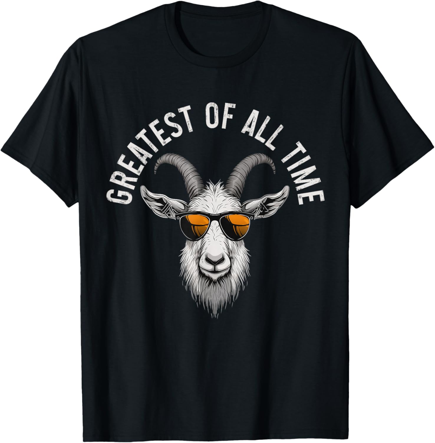 G.O.A.T. Funny Goat Lover, Farmer, Farm Animal T-Shirt - T-Shirt | Black