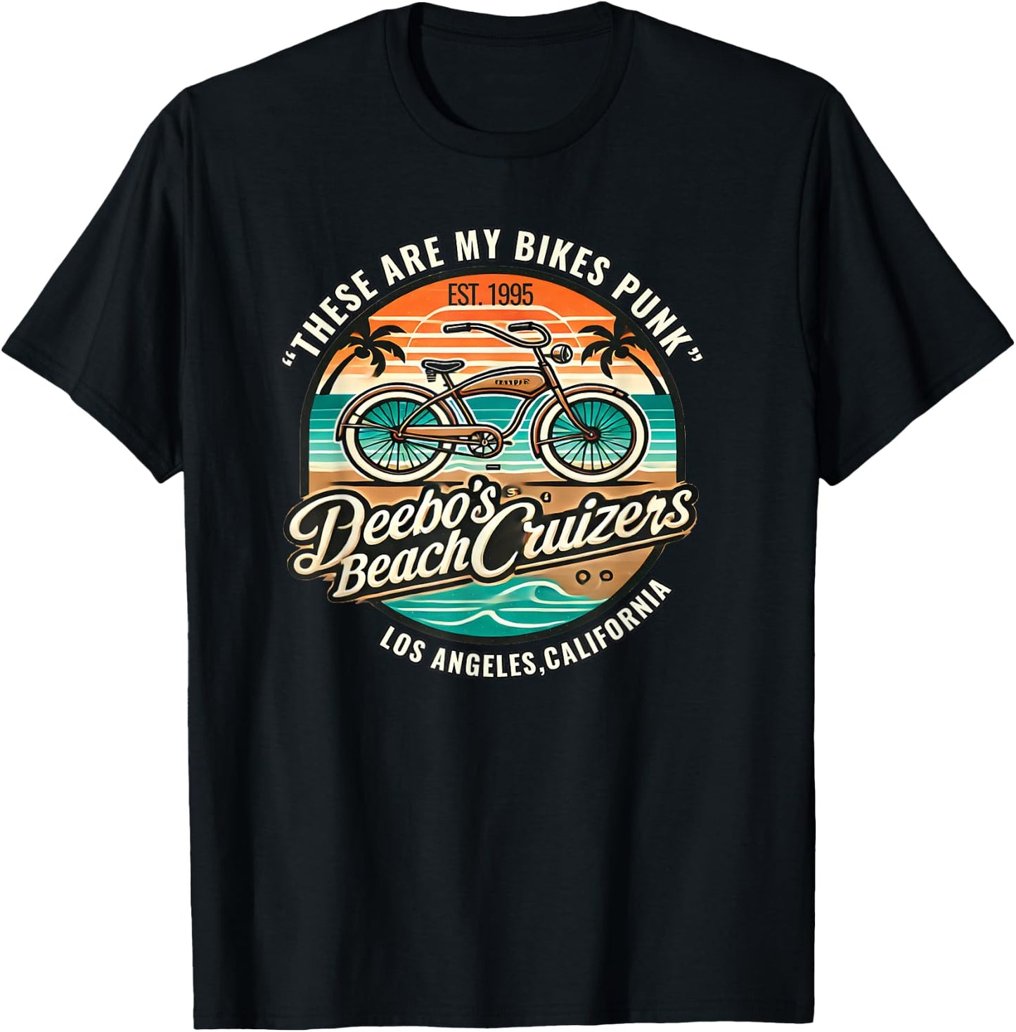Deebo's Beach Cruisers Parody Bike Shop from the 90s T-Shirt - T-Shirt | Black