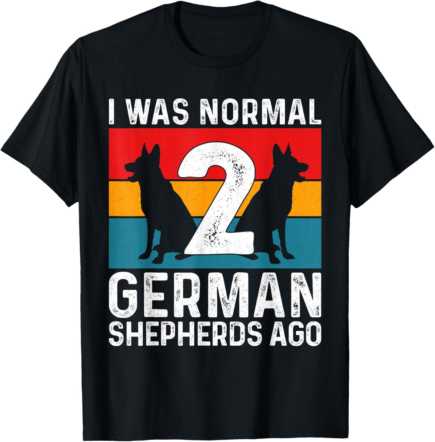 German Shepherd Men Women Dog Lover German Shepherd Puppy T-Shirt - T-Shirt | Black