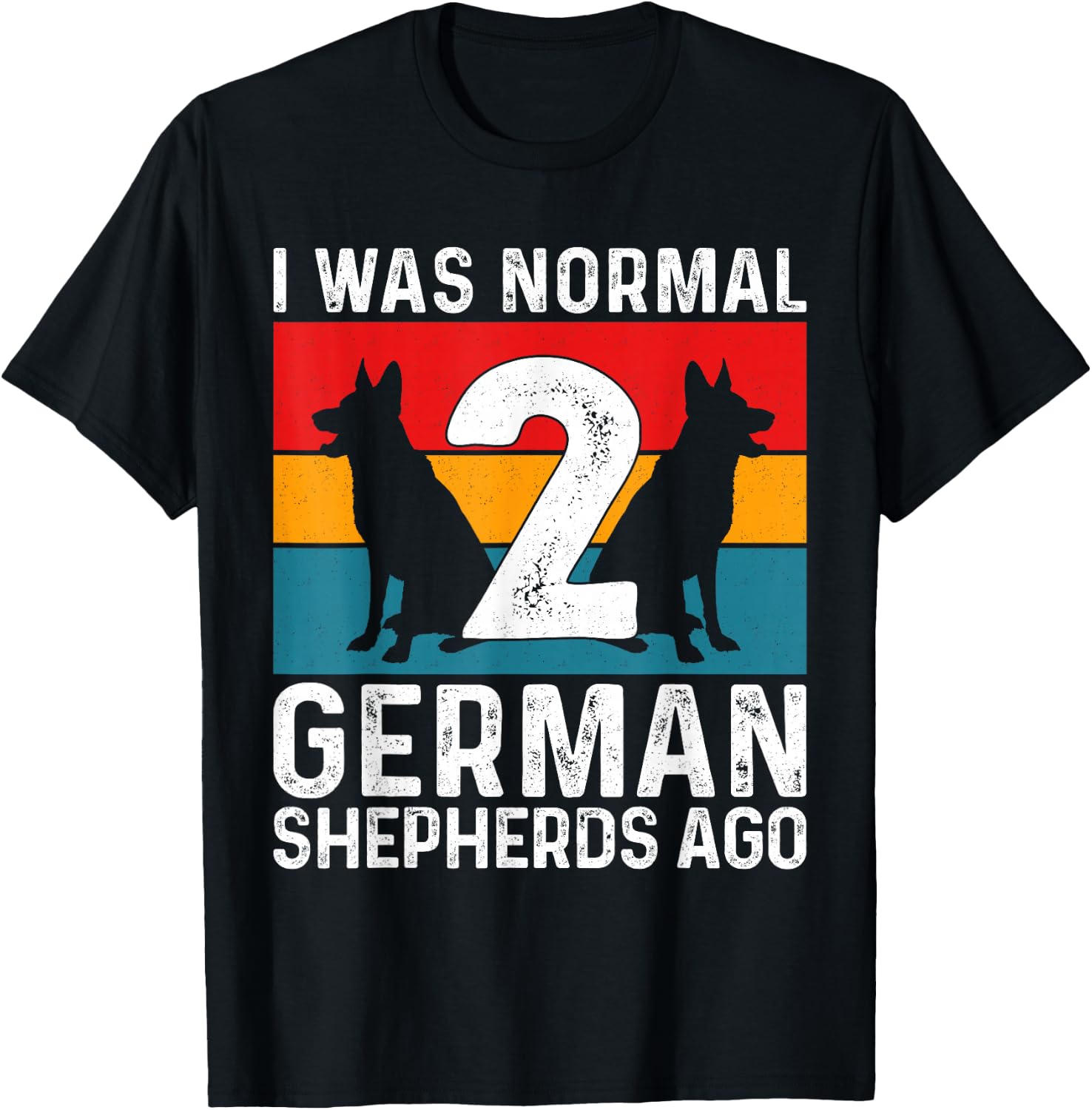 German Shepherd Men Women Dog Lover German Shepherd Puppy T-Shirt - T-Shirt | Black