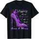 Stepping Into My Retirement With God's Grace And Mercy T-Shirt - T-Shirt | Black