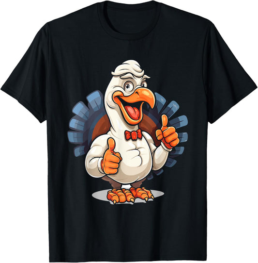 Thanksgiving Turkey T-Shirt - T-Shirt | Black