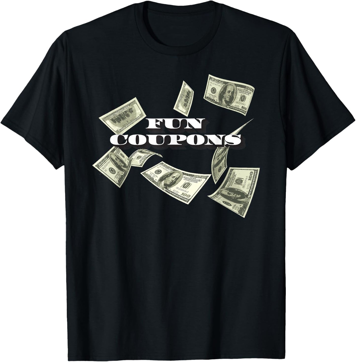 The Wolf of Wall Street Fun Coupons T-Shirt - T-Shirt | Black
