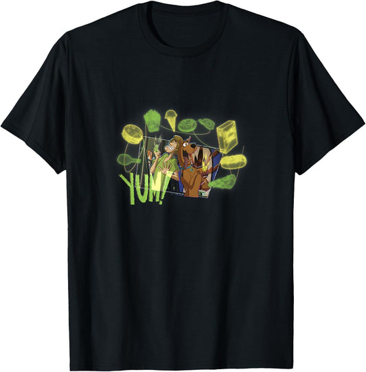 Scooby-Doo! And Krypto, Too! Shaggy & Scoob Phantom Snacks T-Shirt - T-Shirt | Black