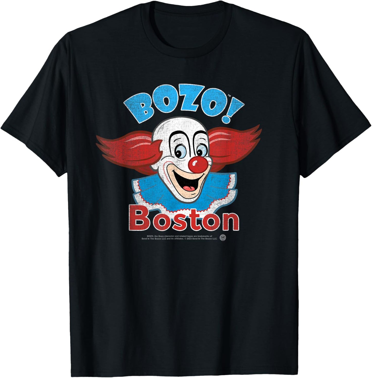 Bozo the Clown - Boston Vintage T-Shirt - T-Shirt | Black