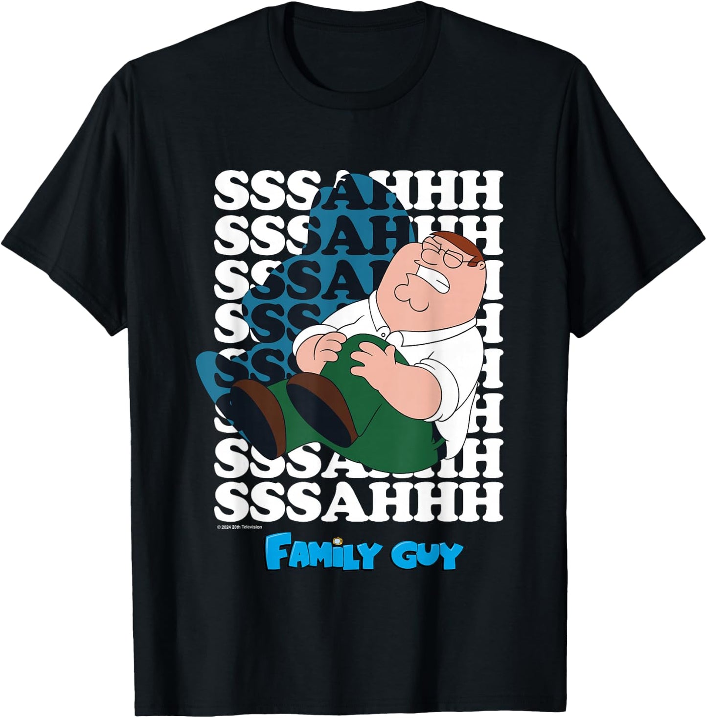 Family Guy Peter Griffin Knee Injury , Blue, S T-Shirt - T-Shirt | Black