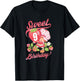 Strawberry Shortcake Vintage Sweet 9th Birthday T-Shirt - T-Shirt | Black