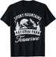 Great Smoky Mountains Nature Mountains Hiking Outdoors T-Shirt - T-Shirt | Black