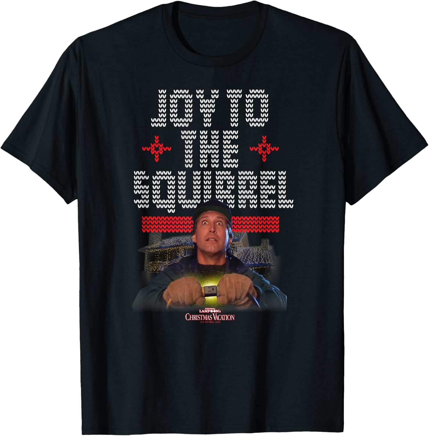 National Lampoon's Christmas Vacation - Joy To The Squirrel T-Shirt - T-Shirt | Black