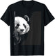 Panda Drawing Animal Motif Art Panda T-Shirt - T-Shirt | Black