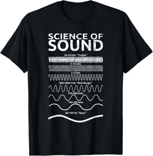 Science of Sound Soundwave Synthesizer T-Shirt - T-Shirt | Black