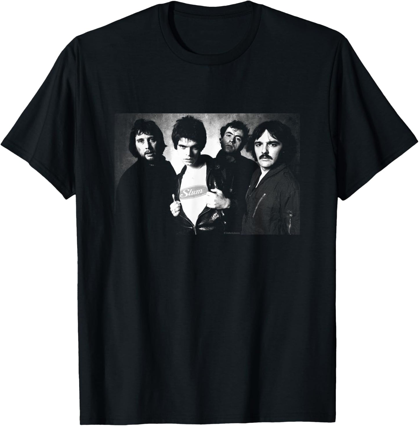The Stranglers Band Portrait 1977 by Allan Ballard , Black, S T-Shirt - T-Shirt | Black