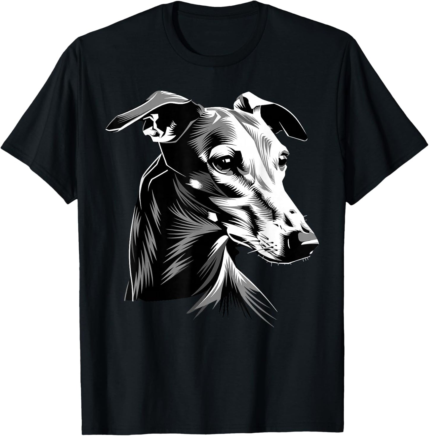 Greyhound Dog Love Greyhound Greyhound , black T-Shirt - T-Shirt | Black
