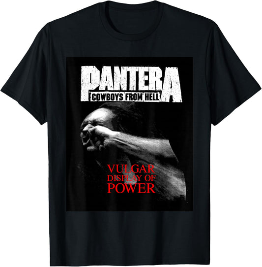 Pantera Official Vulgar Display Of Power , black T-Shirt - T-Shirt | Black
