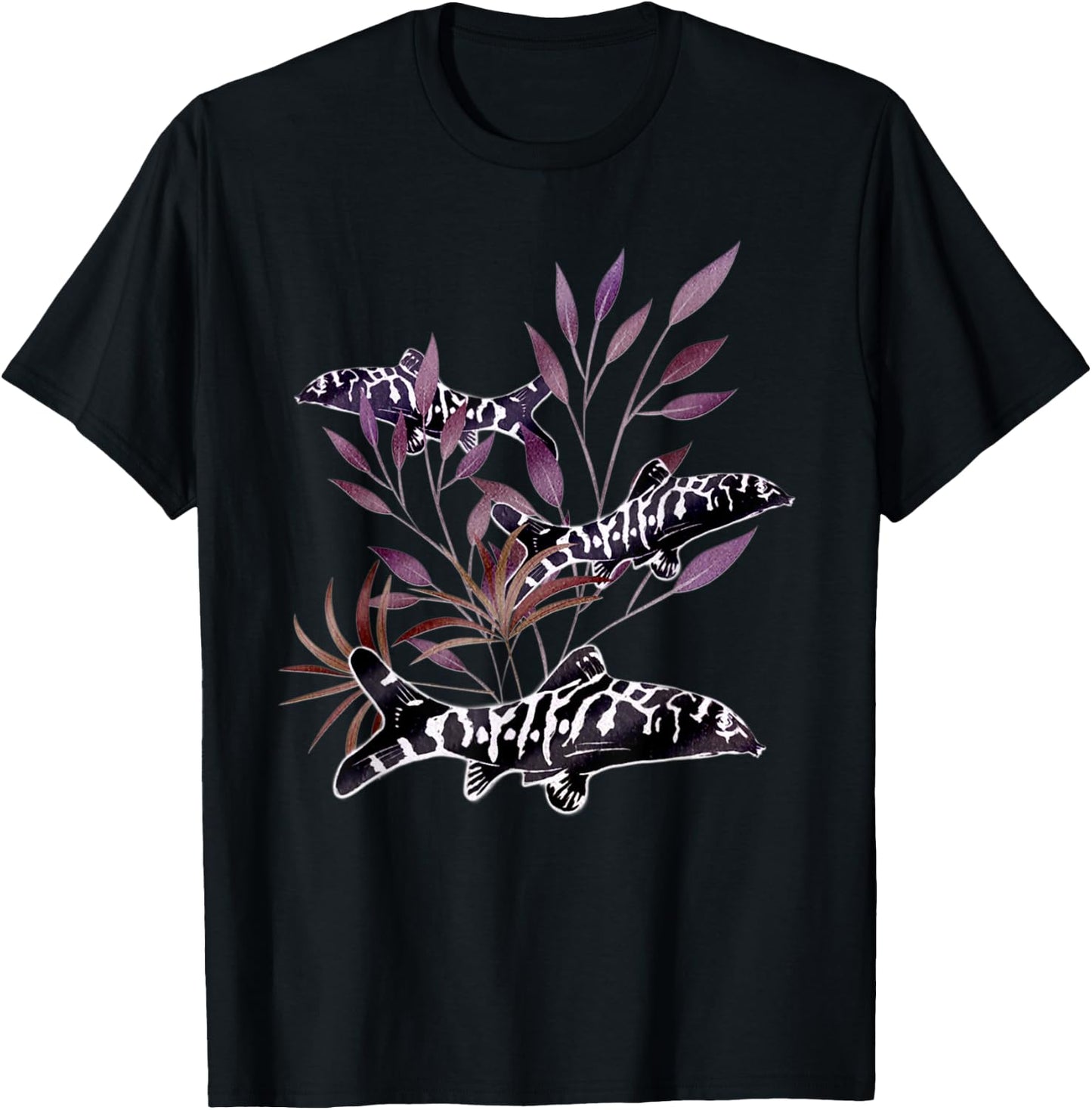 Loaches Freshwater Aquarium Loach Fish Tank Gift T-Shirt - T-Shirt | Black