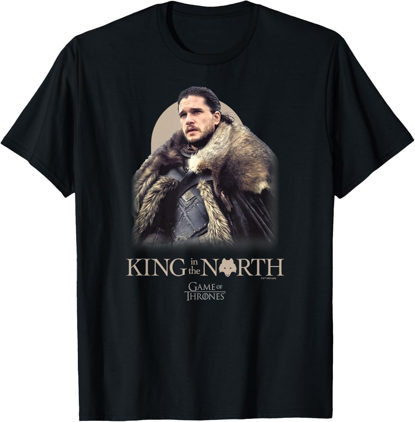 Game Of Thrones - King Of The North T-Shirt - T-Shirt | Black