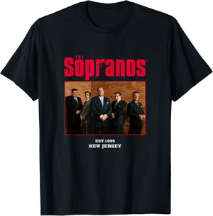 Sopranos, New Jersey team broadcasts Crime photo series T-Shirt - T-Shirt | Black