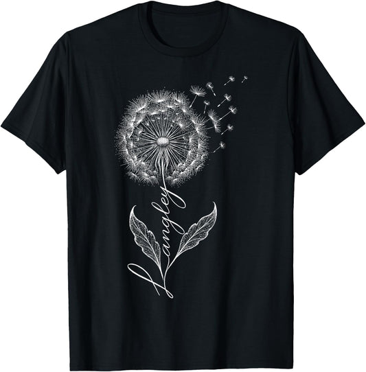 Vintage Langley Name Gifts Women Kids T-Shirt - T-Shirt | Black