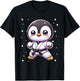 Cute kawaii karate penguin Martial Arts T-Shirt - T-Shirt | Black