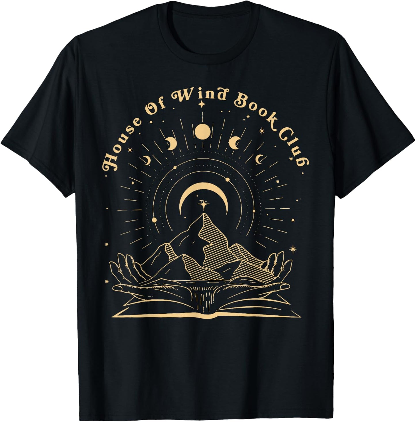 House Of Wind Book club T-Shirt - T-Shirt | Black
