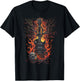 Guitare électrique groupe de musiciens en metal crâne et T-Shirt - T-Shirt | Black