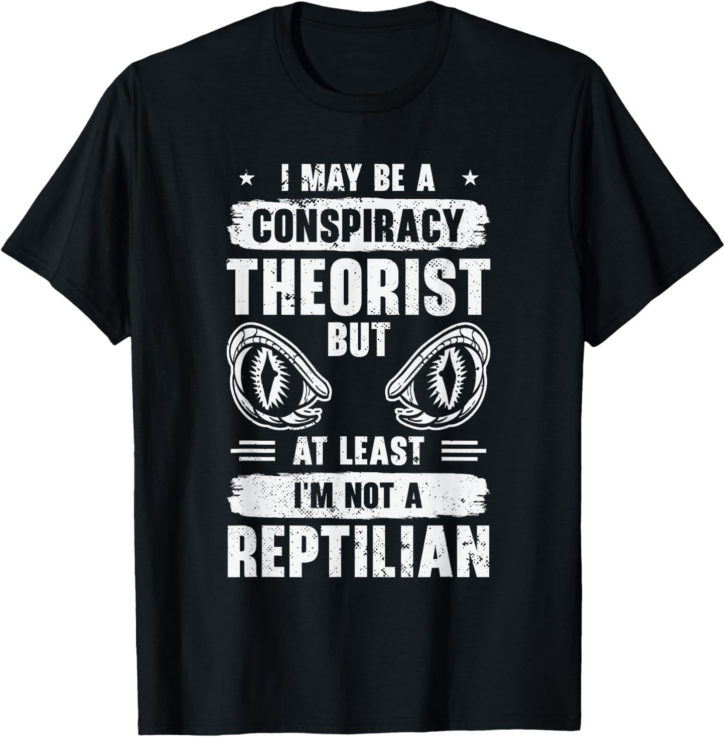 Lizard Reptilian Agenda Conspiracy Theory T-Shirt - T-Shirt | Black