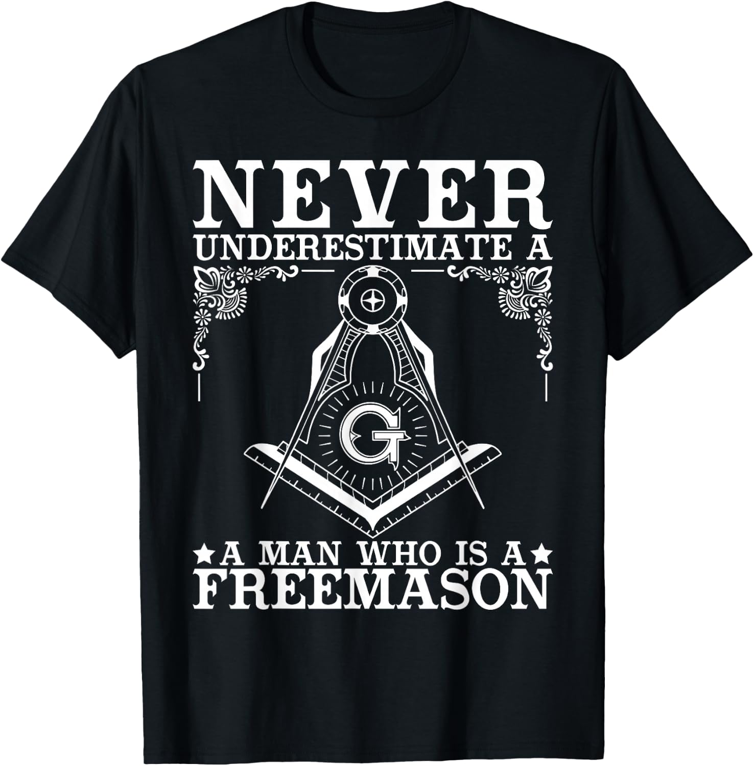 Freemasonry Freemason Conspirazy Theory Freethinker T-Shirt - T-Shirt | Black